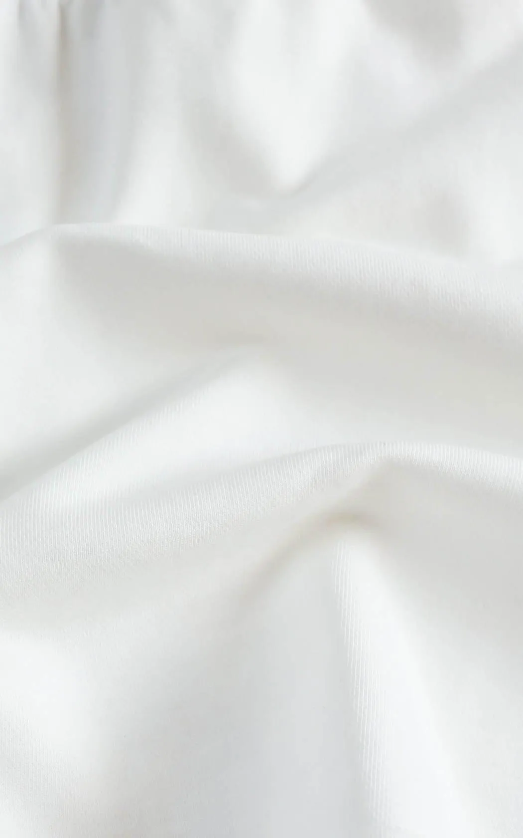 Frankie 100% Organic Cotton Sweatshorts - WHITE Frankie