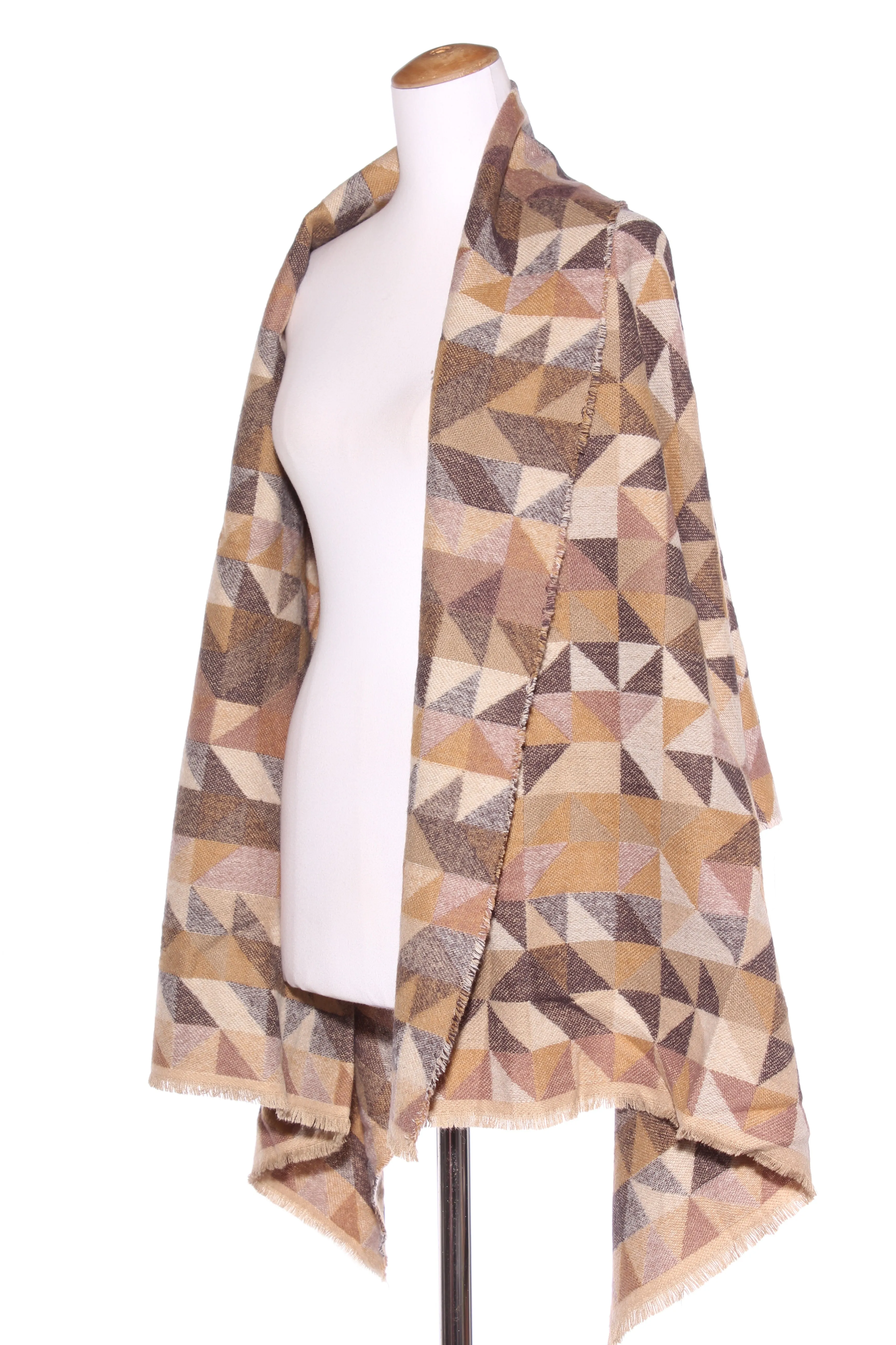 GLASSONS - Geo print blanket scarf/wrap!