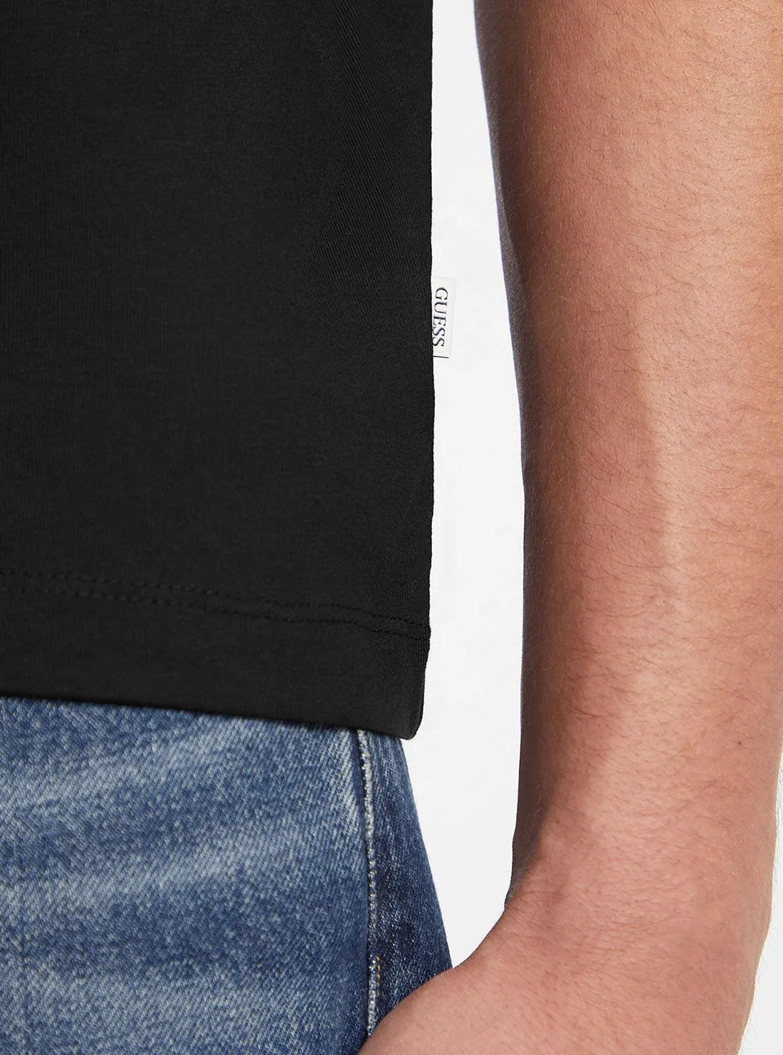 Guess Jeans Black Logo T-Shirt Guess