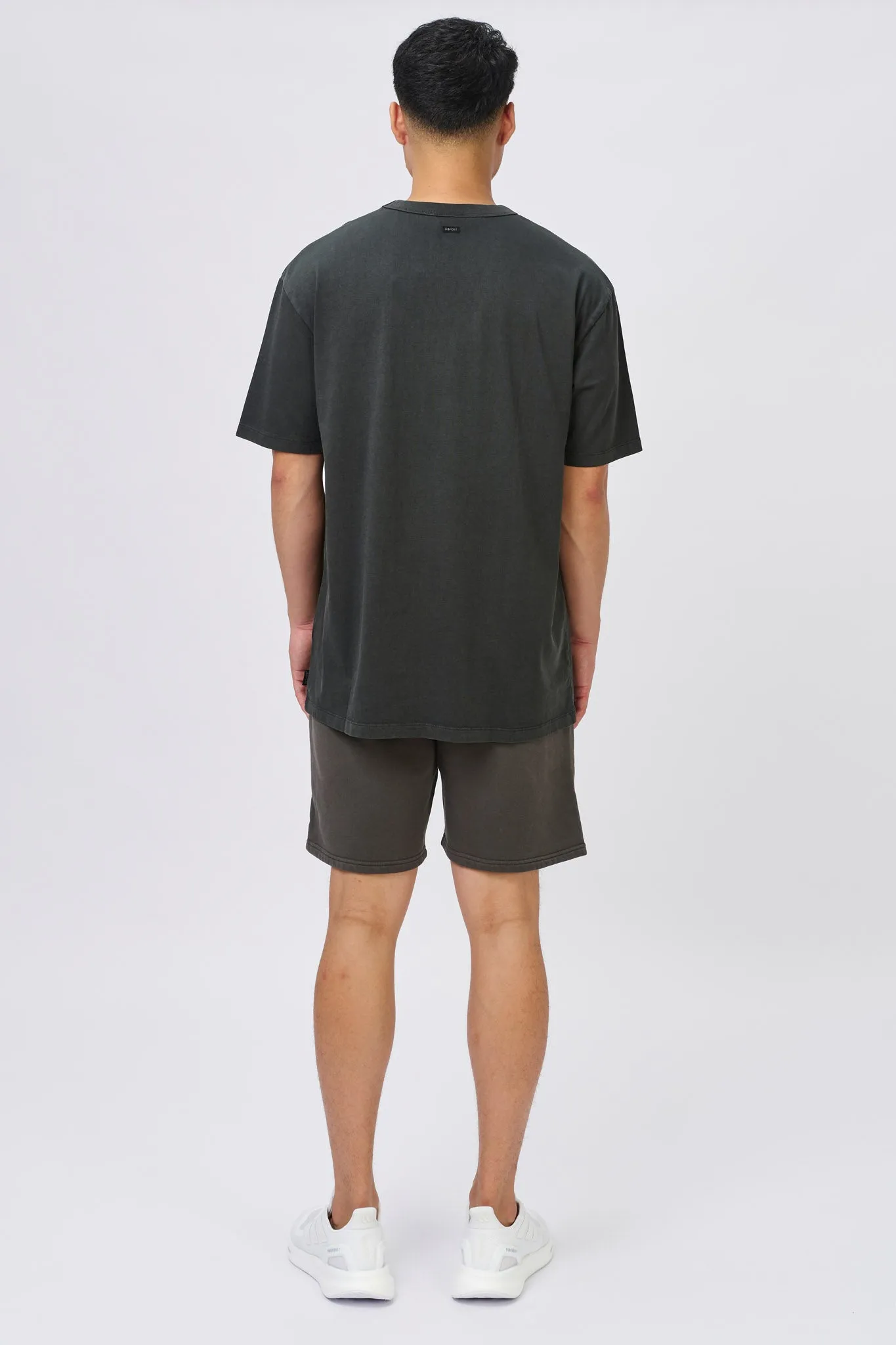 INSPORT MEN'S EASTON WASHED BLACK OVERSIZED TEE