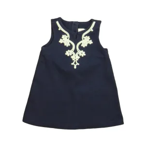 Janie and Jack Girls Navy | White Dress