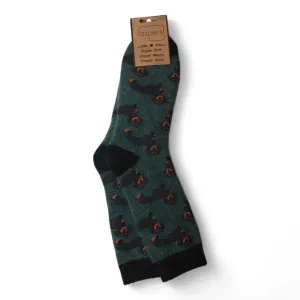 Jess & Lou Dashing Dachshunds Super Cosy Socks