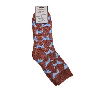 Jess & Lou Dashing Dogs Super Cosy Socks