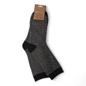 Jess & Lou Handsome Herringbone Super Cosy Socks