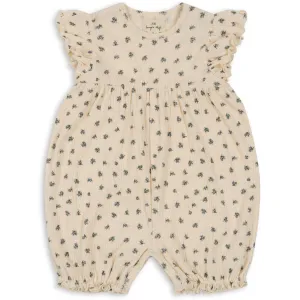 Konges Sljd Bloomie Blue Chleo Frill Romper