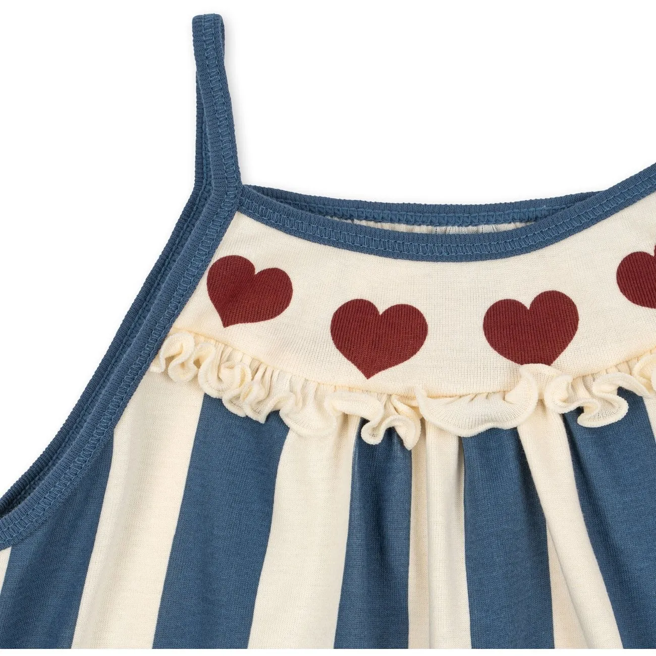 Konges Sljd Stripe Eclipse Claic Detail Strop Dress