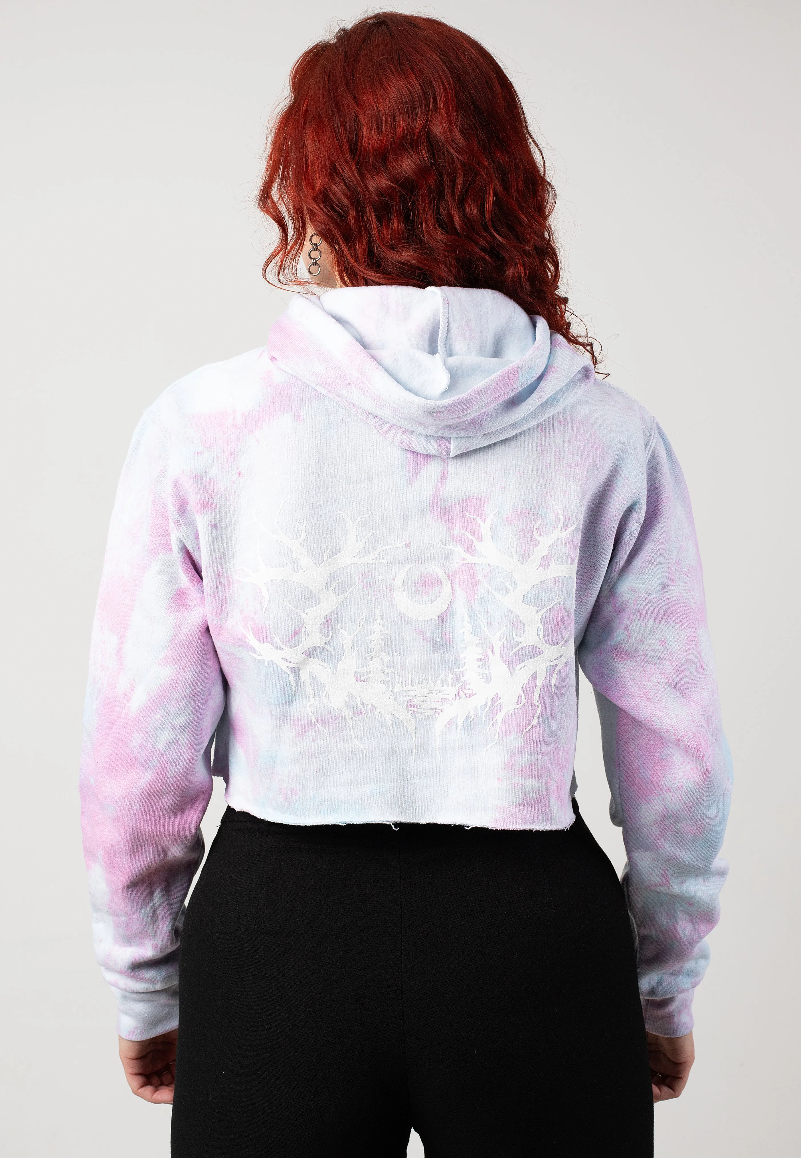 Lorna Shore - Logo Tie Dy Crop - Hoodie