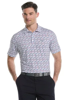Mens Americana Print Polo Callaway Apparel