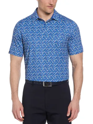 Mens Cocktail Print Polo Callaway Apparel