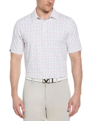 Mens Cocktail Print Polo Callaway Apparel