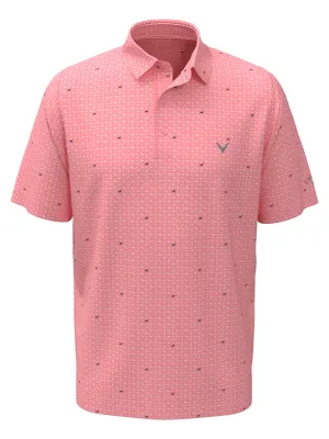 Mens Doggy Print Polo Callaway Apparel