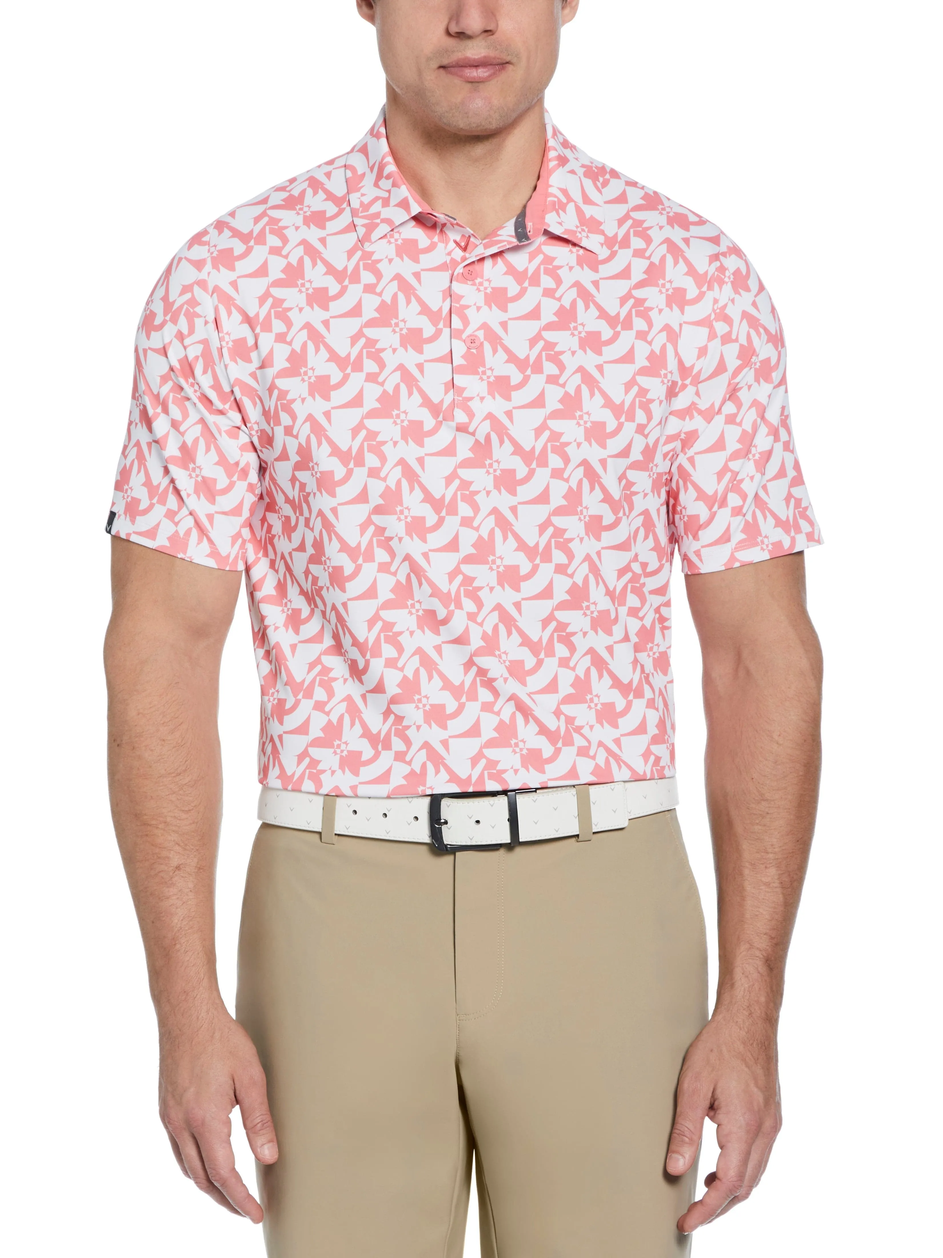 Mens Layered Floral Print Callaway Apparel