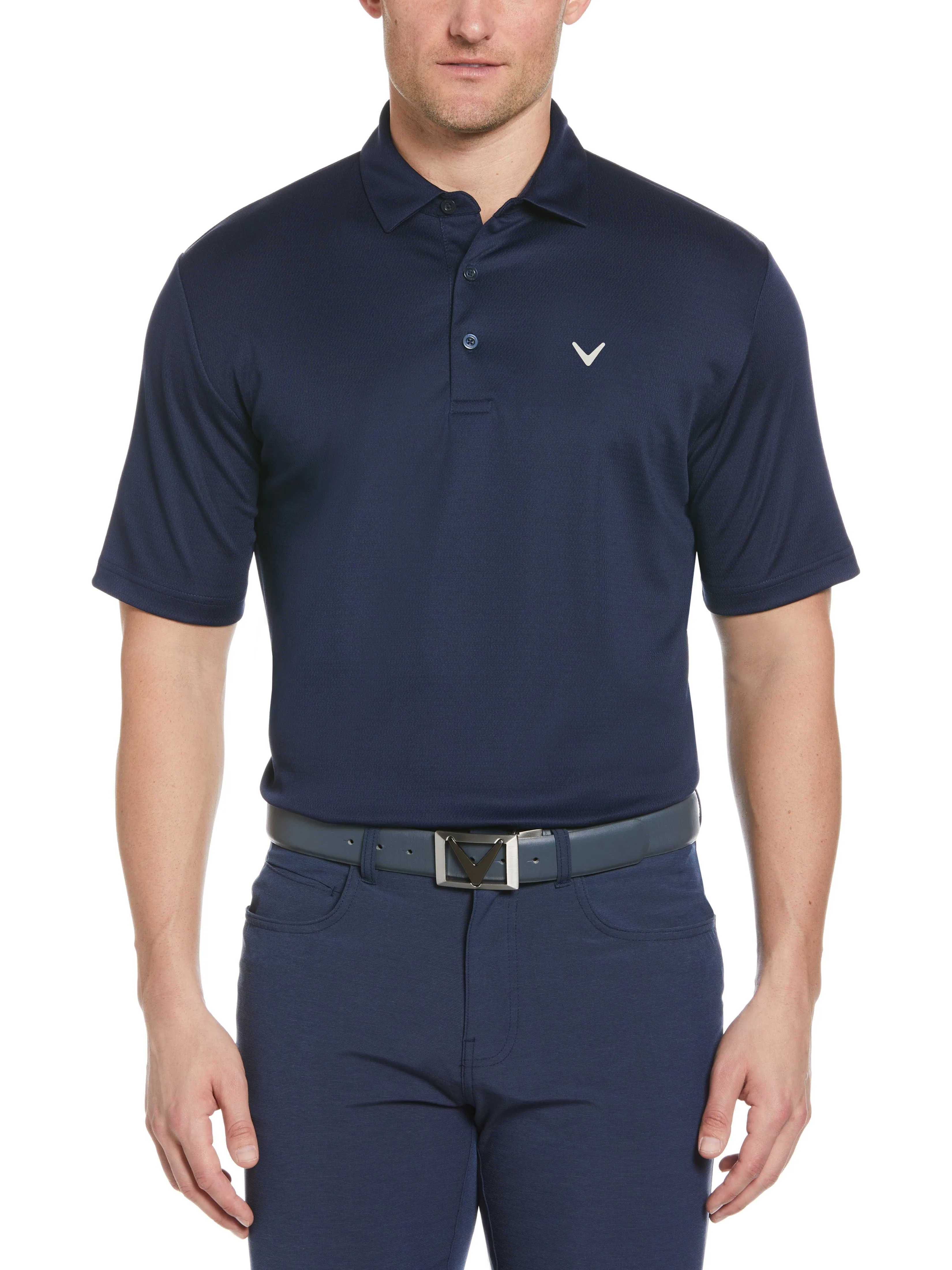 Mens Micro Texture Polo Callaway Apparel