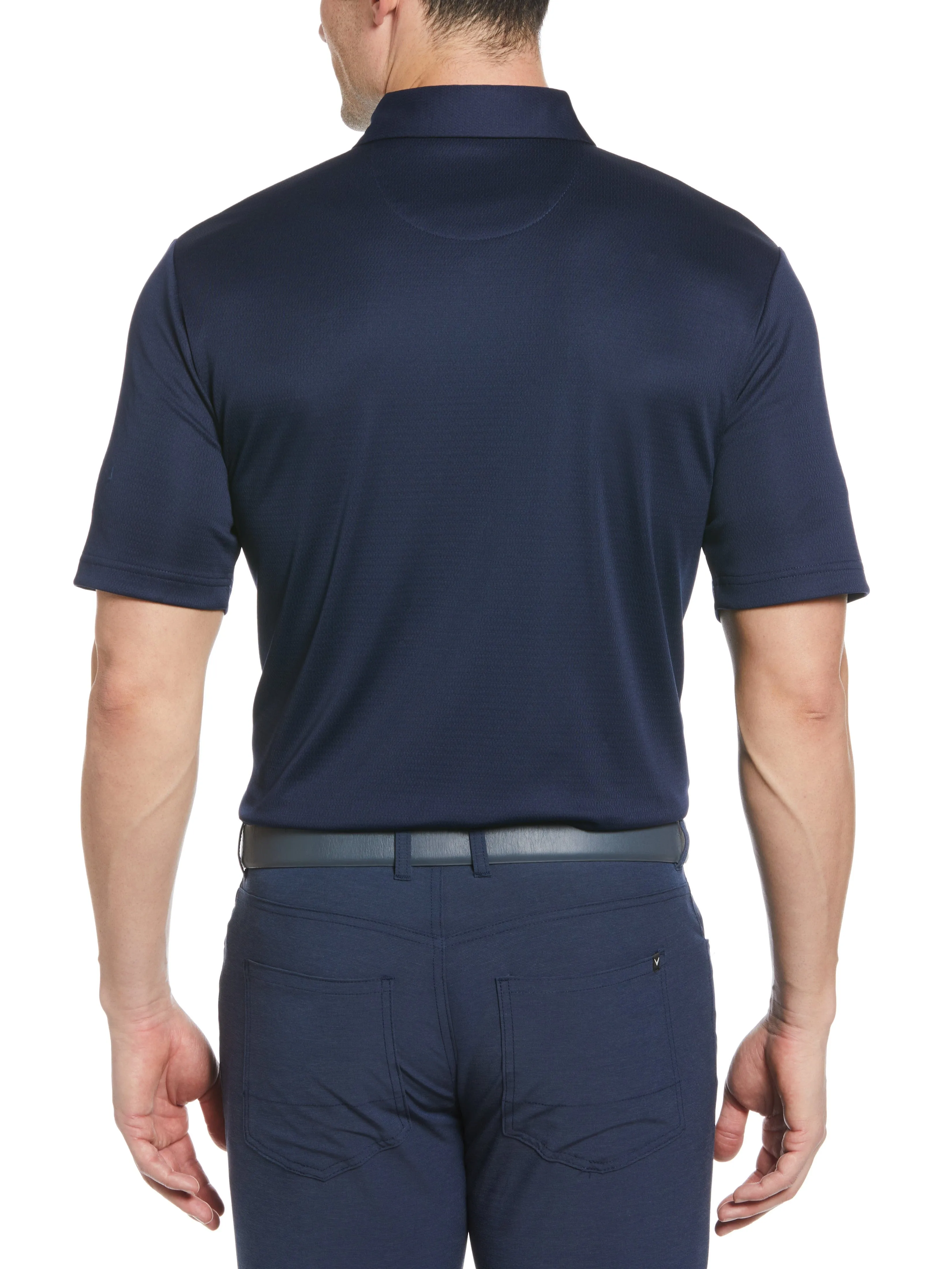 Mens Micro Texture Polo Callaway Apparel