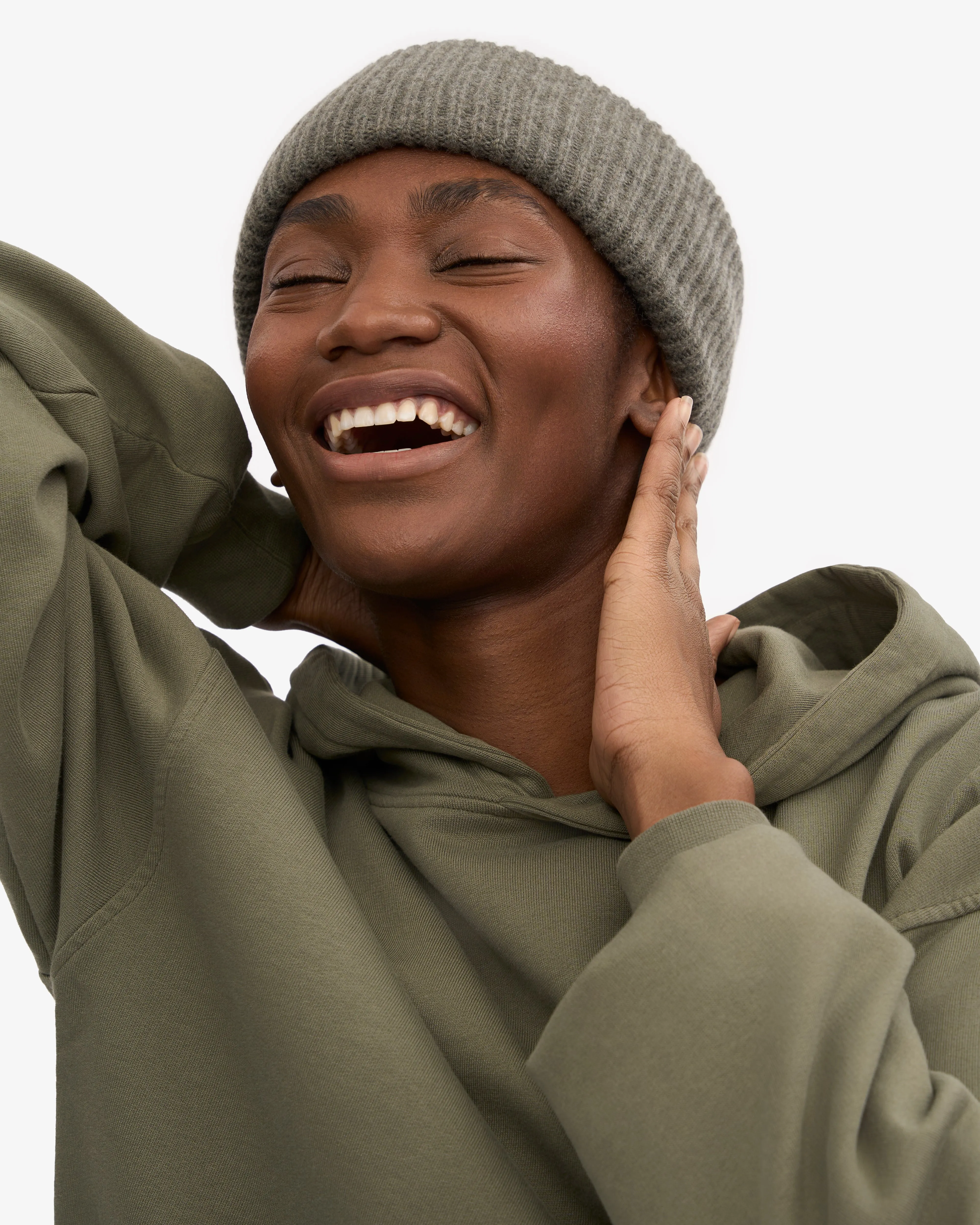Merino Wool Hat - Dusty Olive