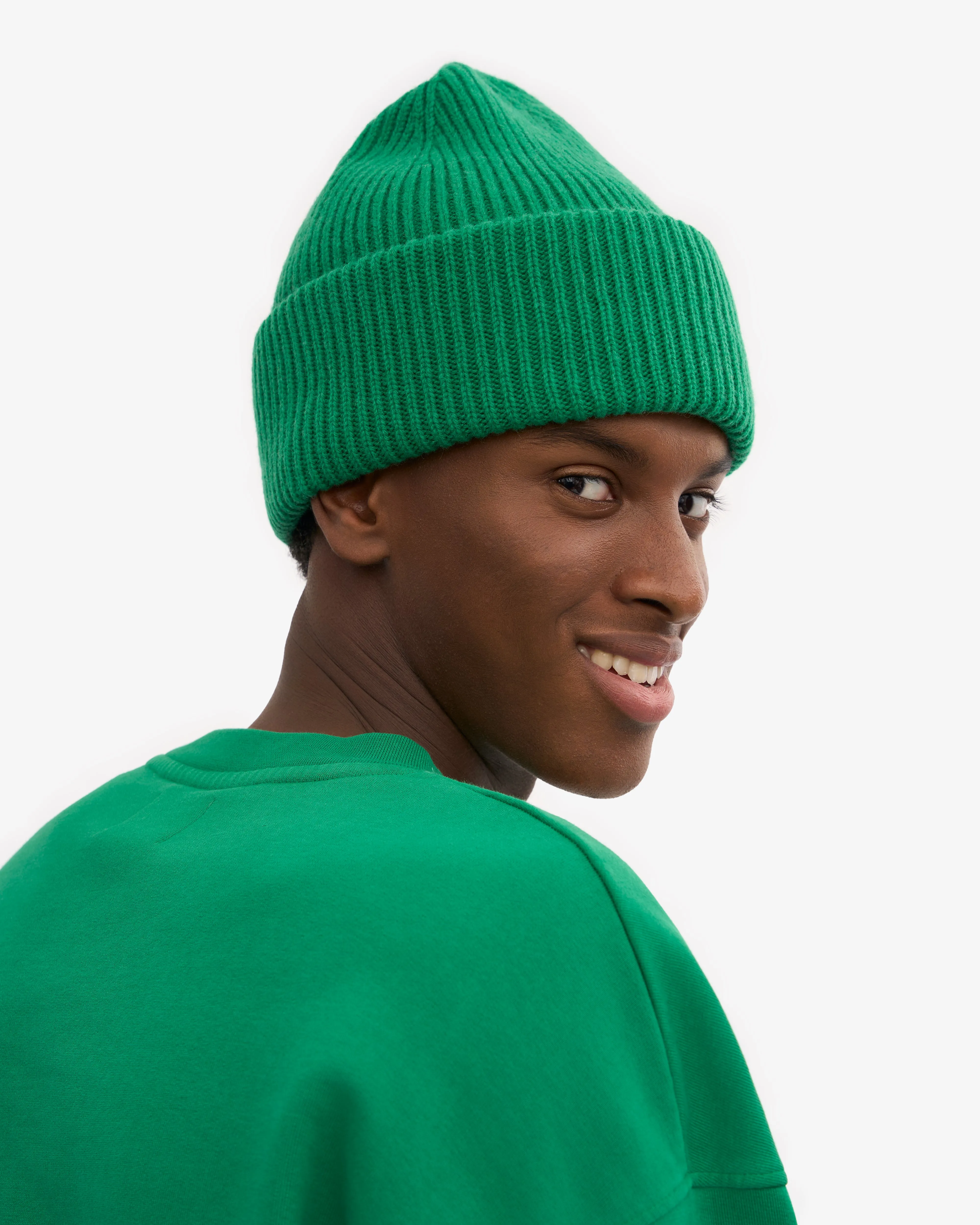 Merino Wool Hat - Kelly Green