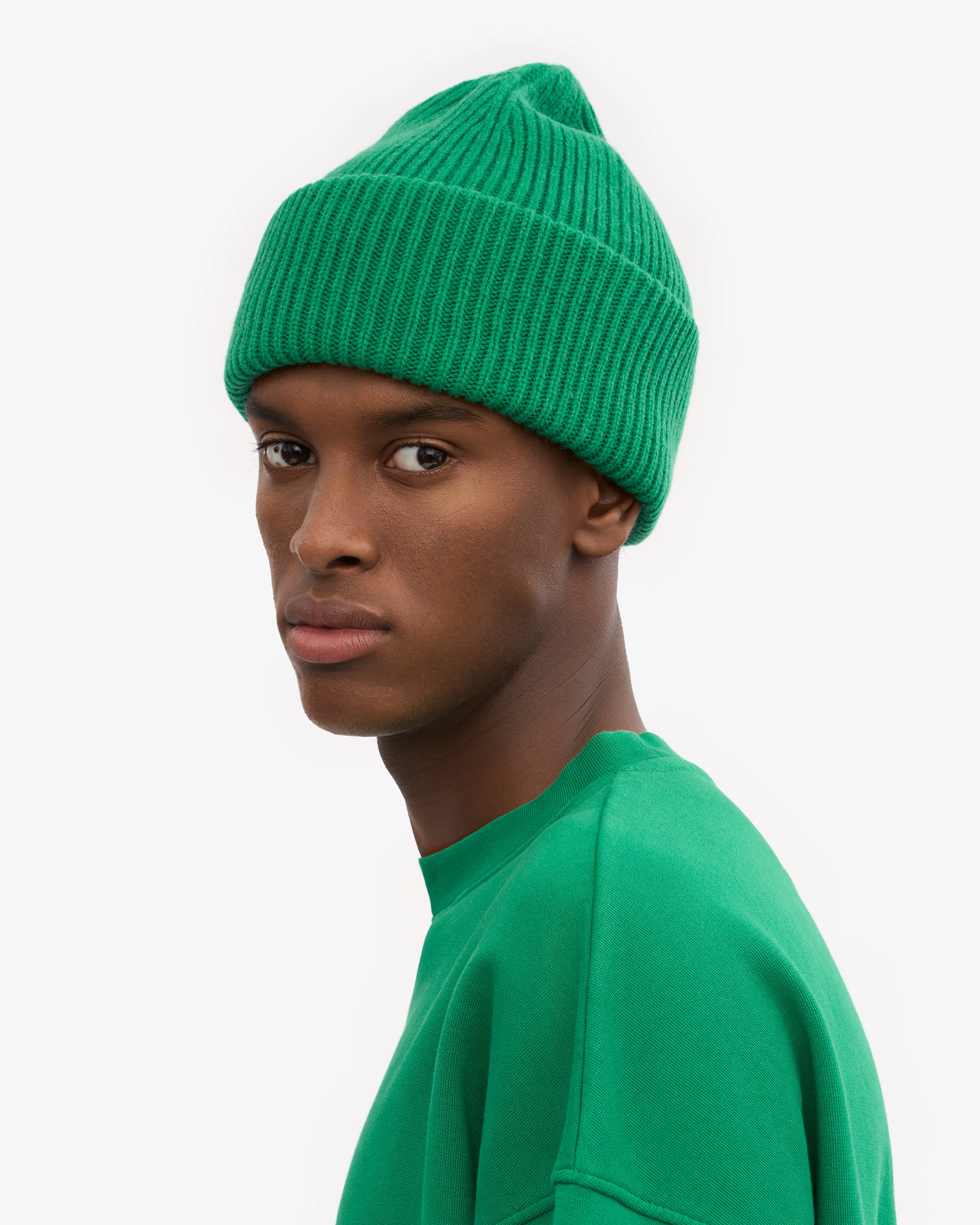 Merino Wool Hat - Kelly Green