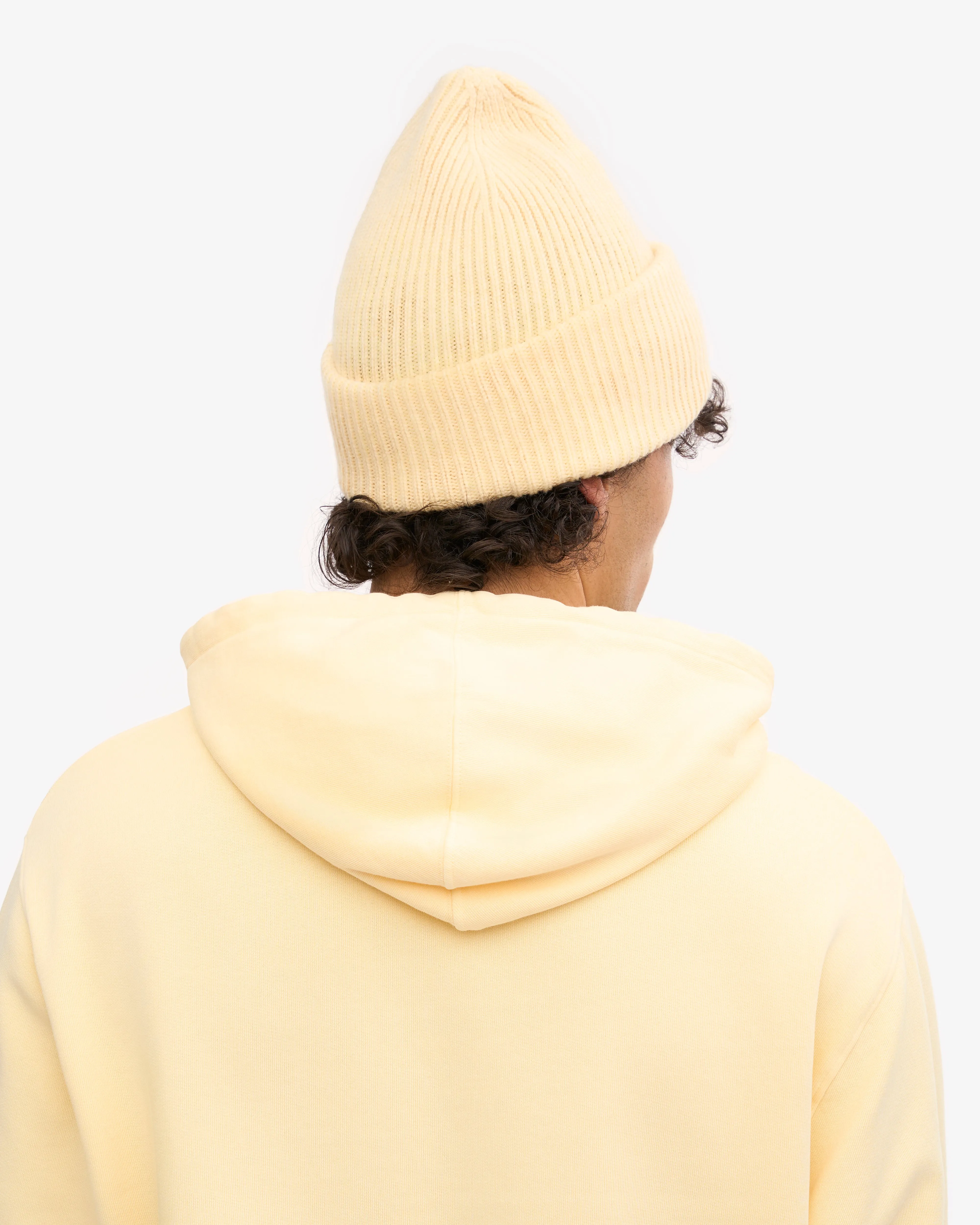 Merino Wool Hat - Soft Yellow