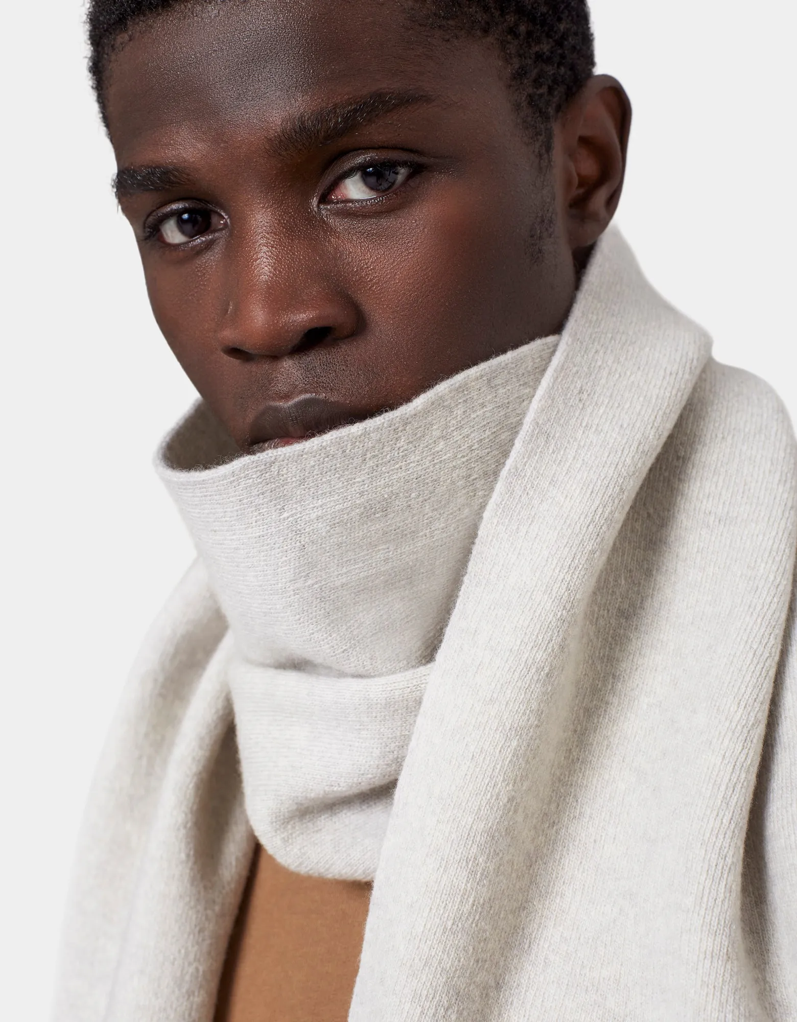 Merino Wool Scarf - Bubblegum Pink