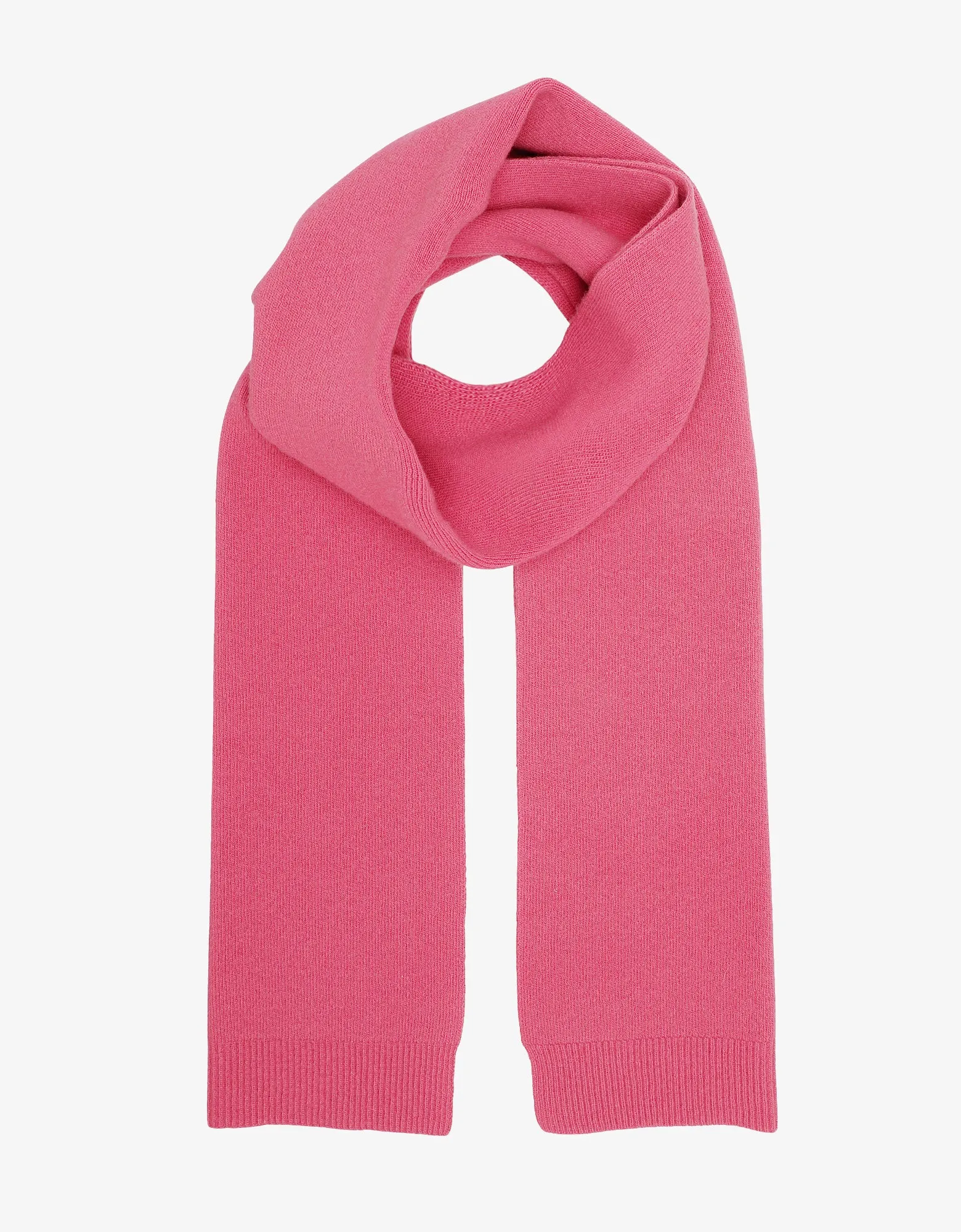 Merino Wool Scarf - Bubblegum Pink