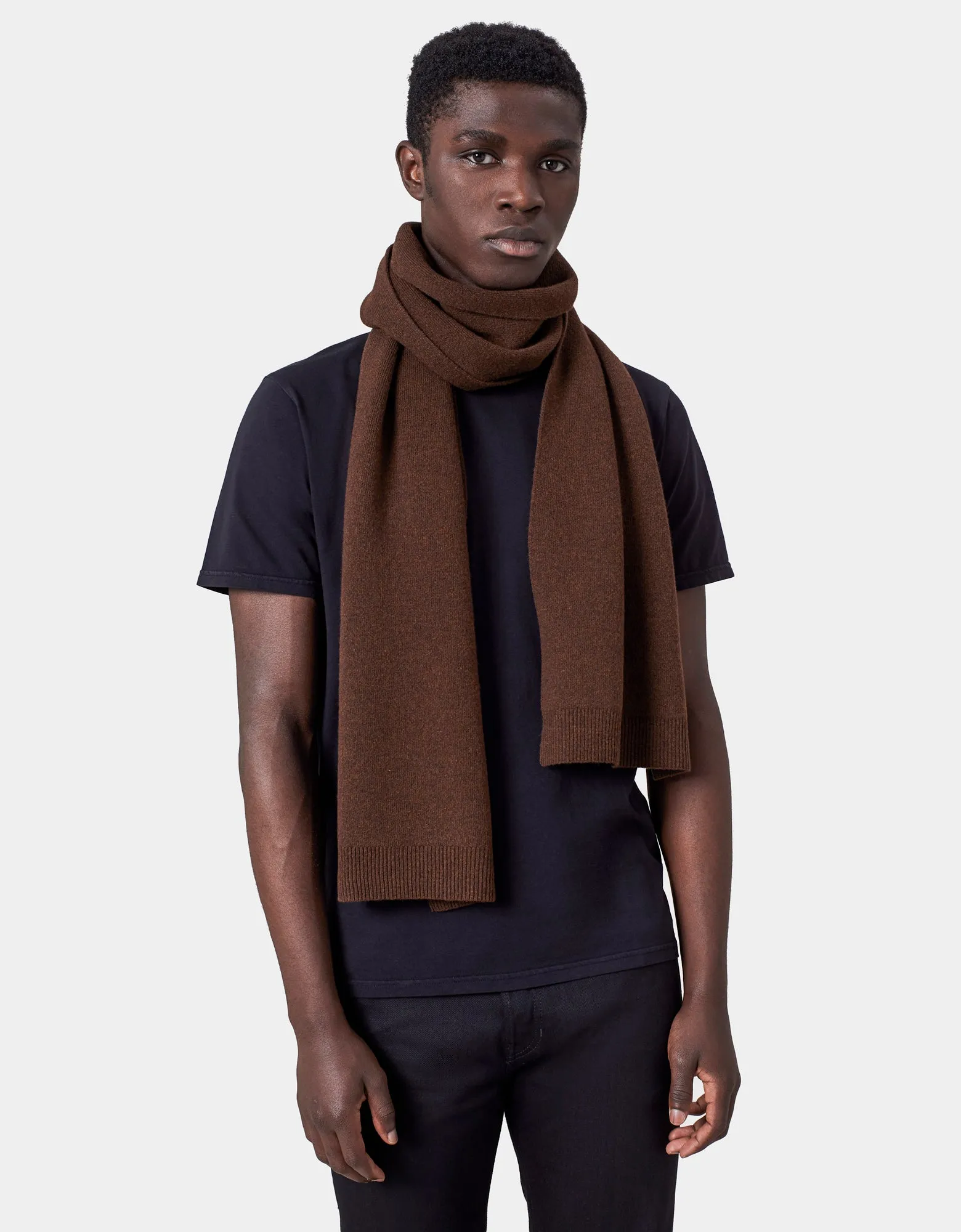 Merino Wool Scarf - Bubblegum Pink