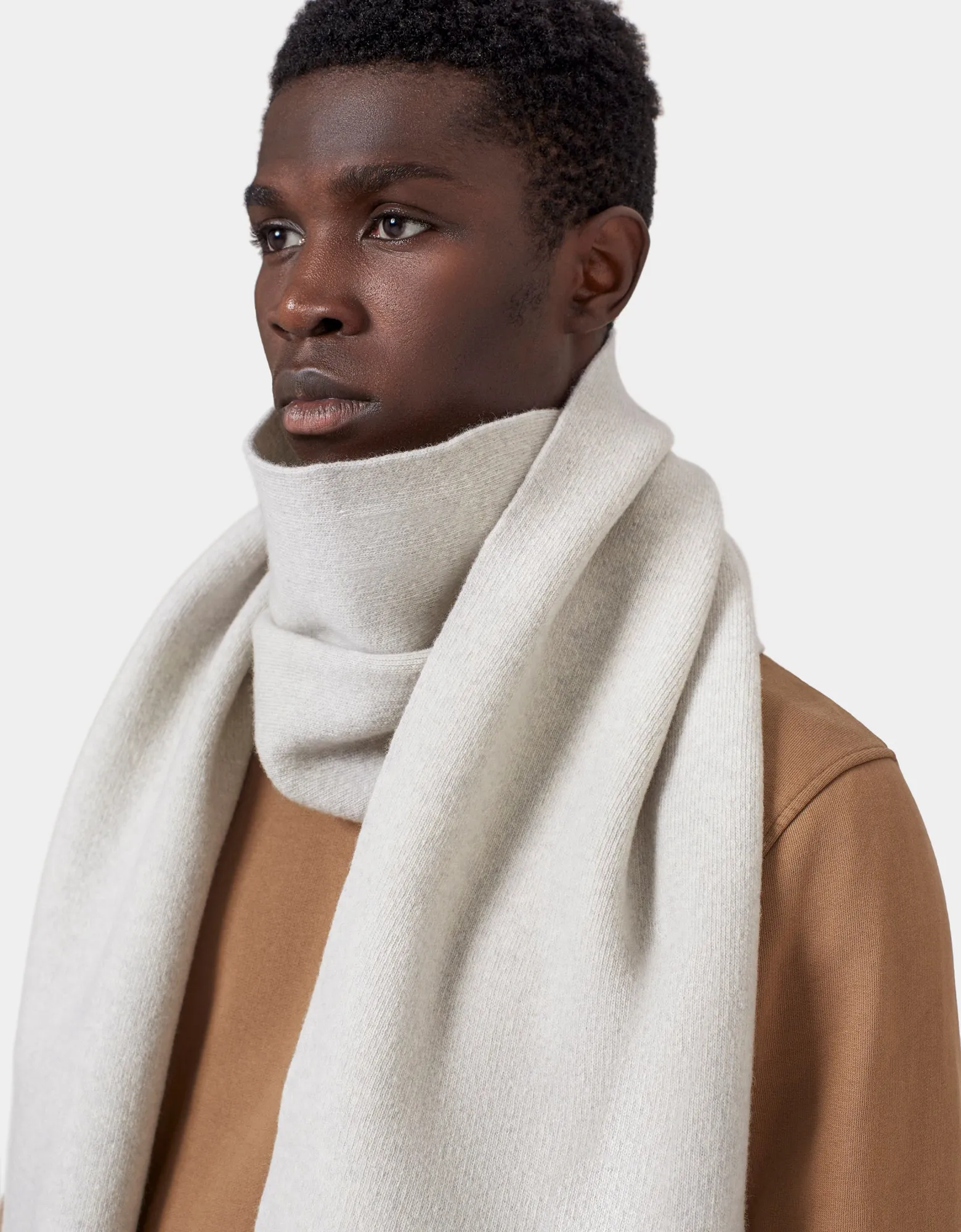 Merino Wool Scarf - Bubblegum Pink