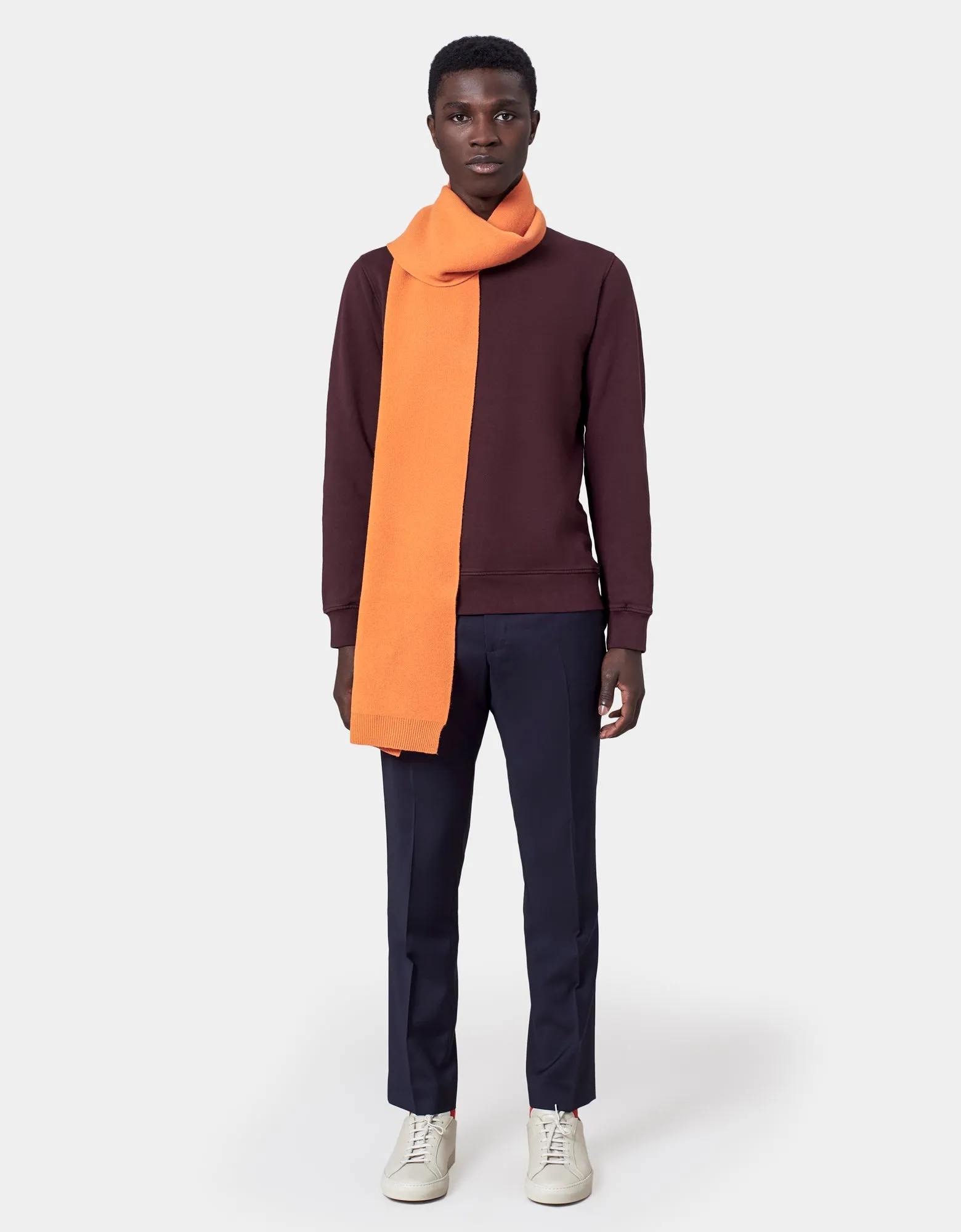 Merino Wool Scarf - Purple Haze