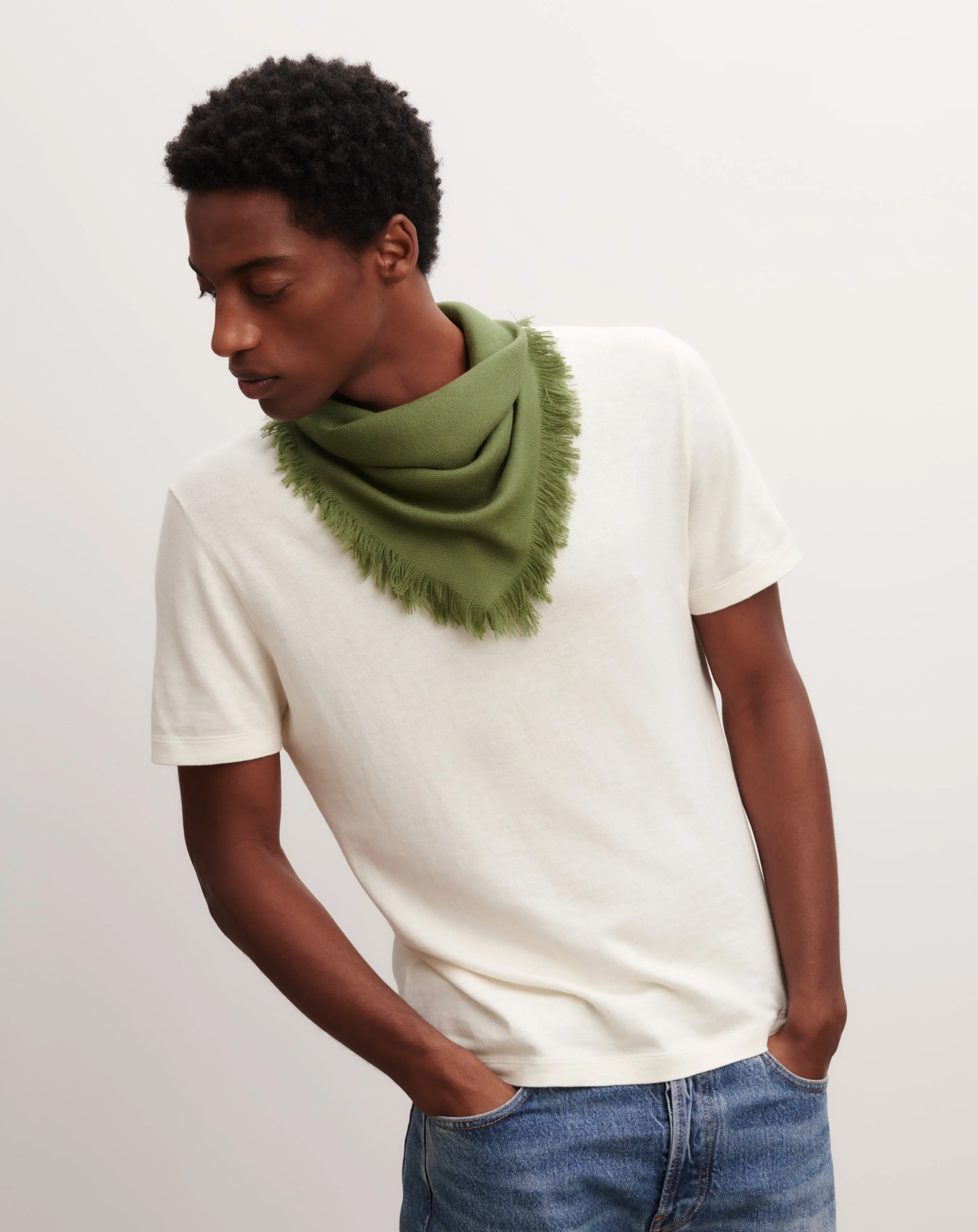 Mini twill square scarf Eric Bompard
