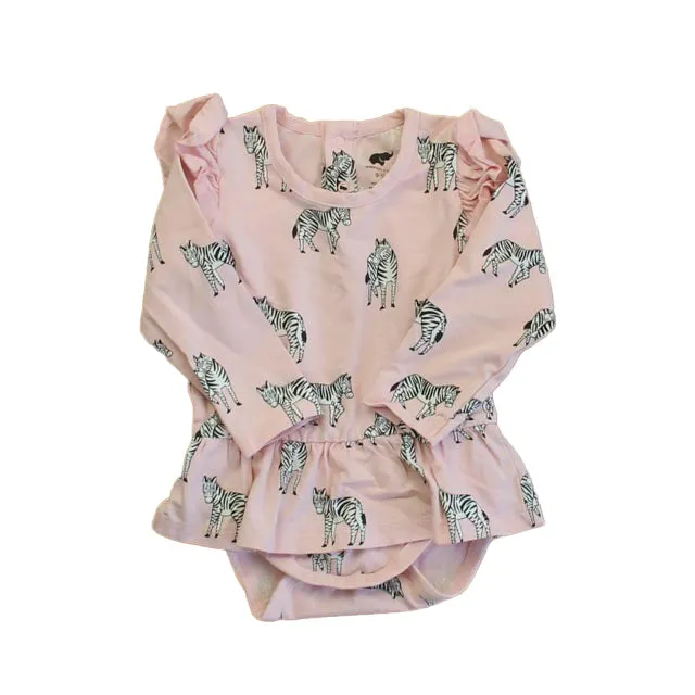 Monica   Andy Girls Pink Zebra Dress