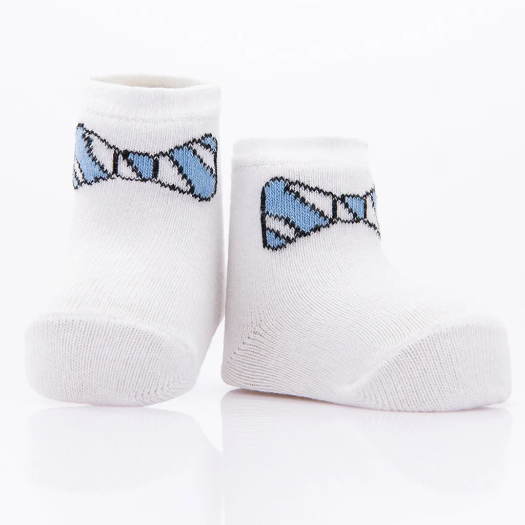 Navy 3pc Bow Tie Socks Set