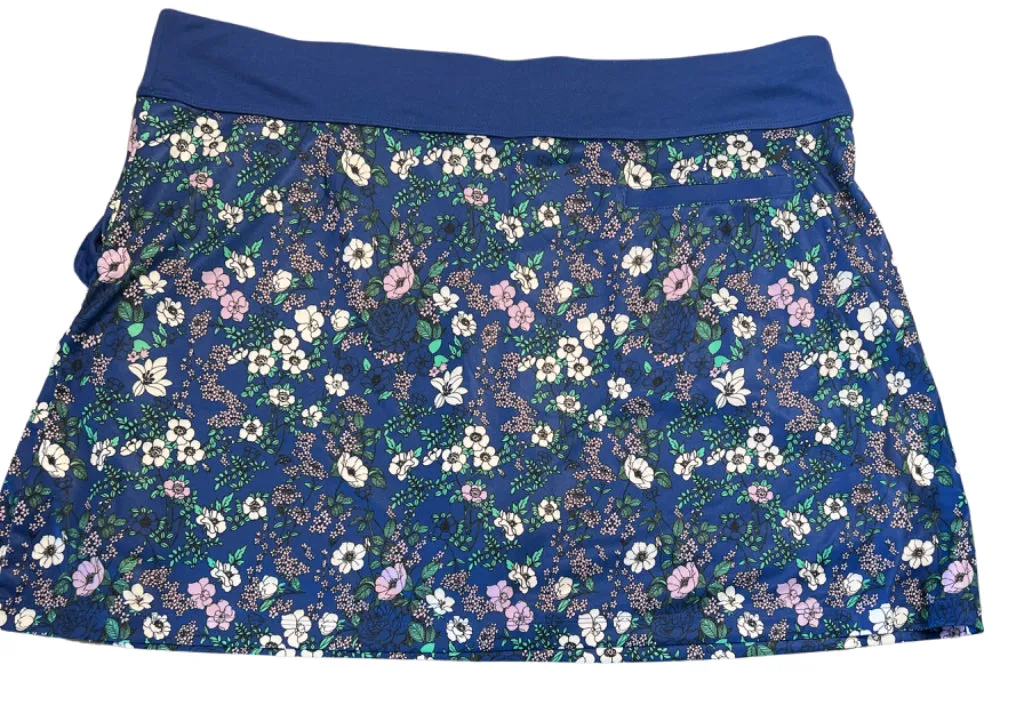 New Callaway Blue Floral Golf Skort Size XXL