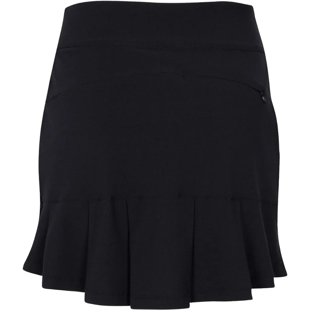 NEW Greg Norman Black Rear Pleated Golf Skort Size M MSP$80