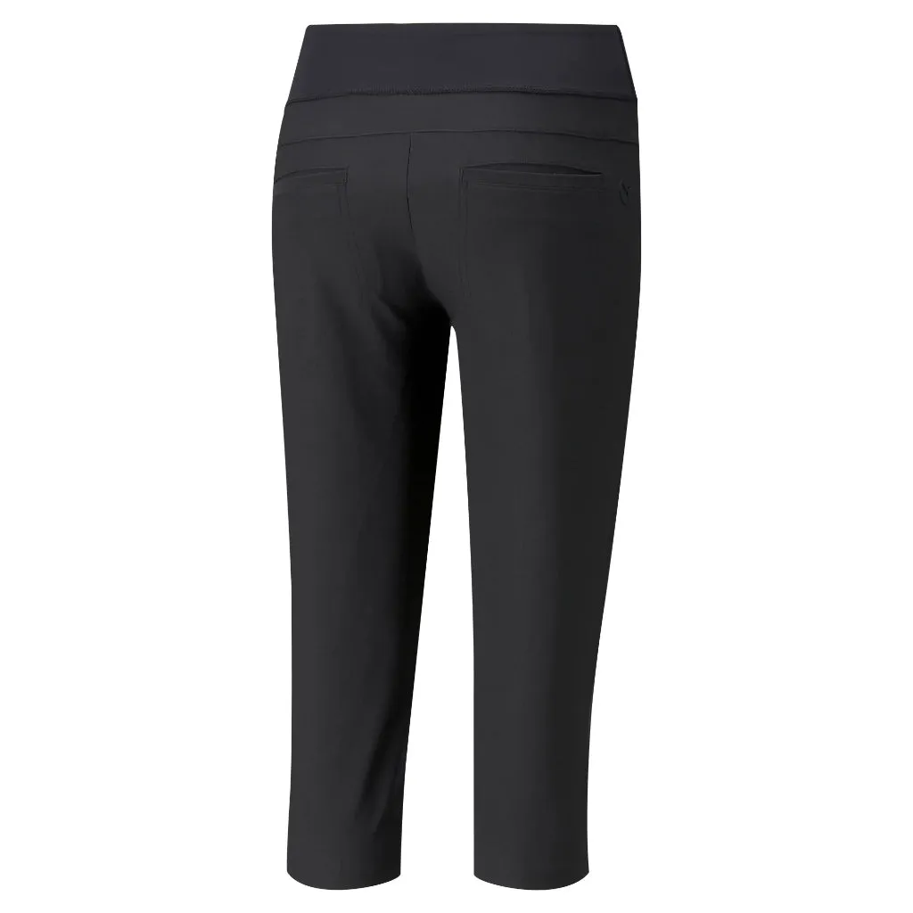 New Women's Black Puma PWRShare Capri Golf Pants Size S MSP$75