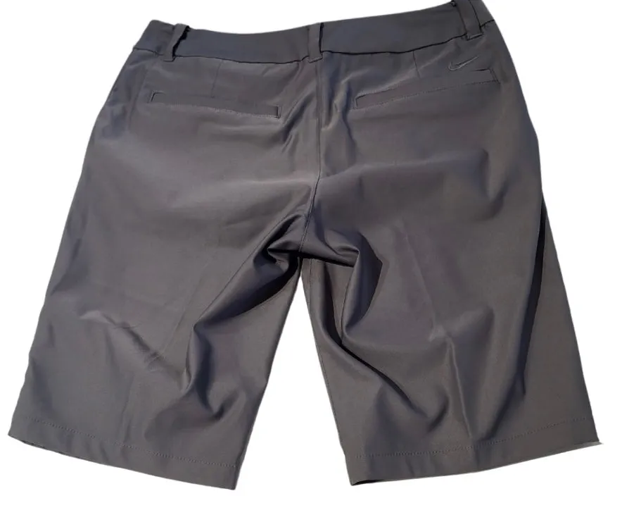 Nike Golf Gray Dri-Fit Golf Shorts Size 2 MSP$75