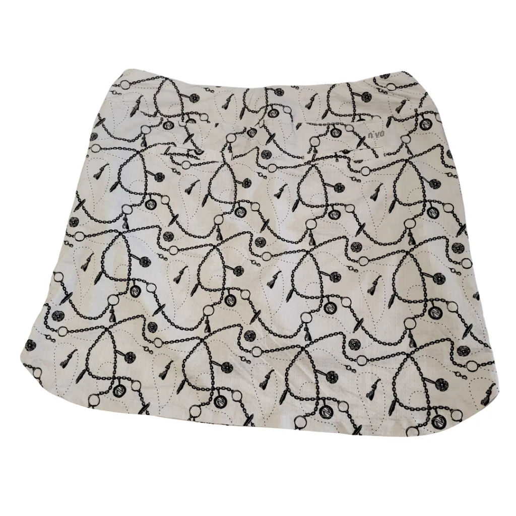 Nivo Sport Pull-on Skort with Chain Print Golf Skort Size XL MSP$90
