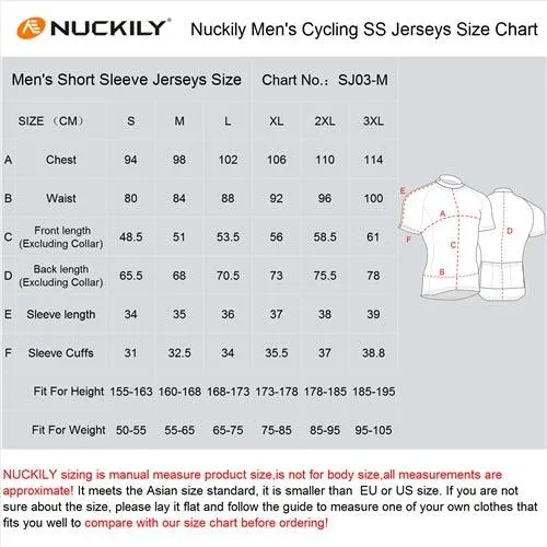 Nuckily NJ500 Mens Cycling Jersey