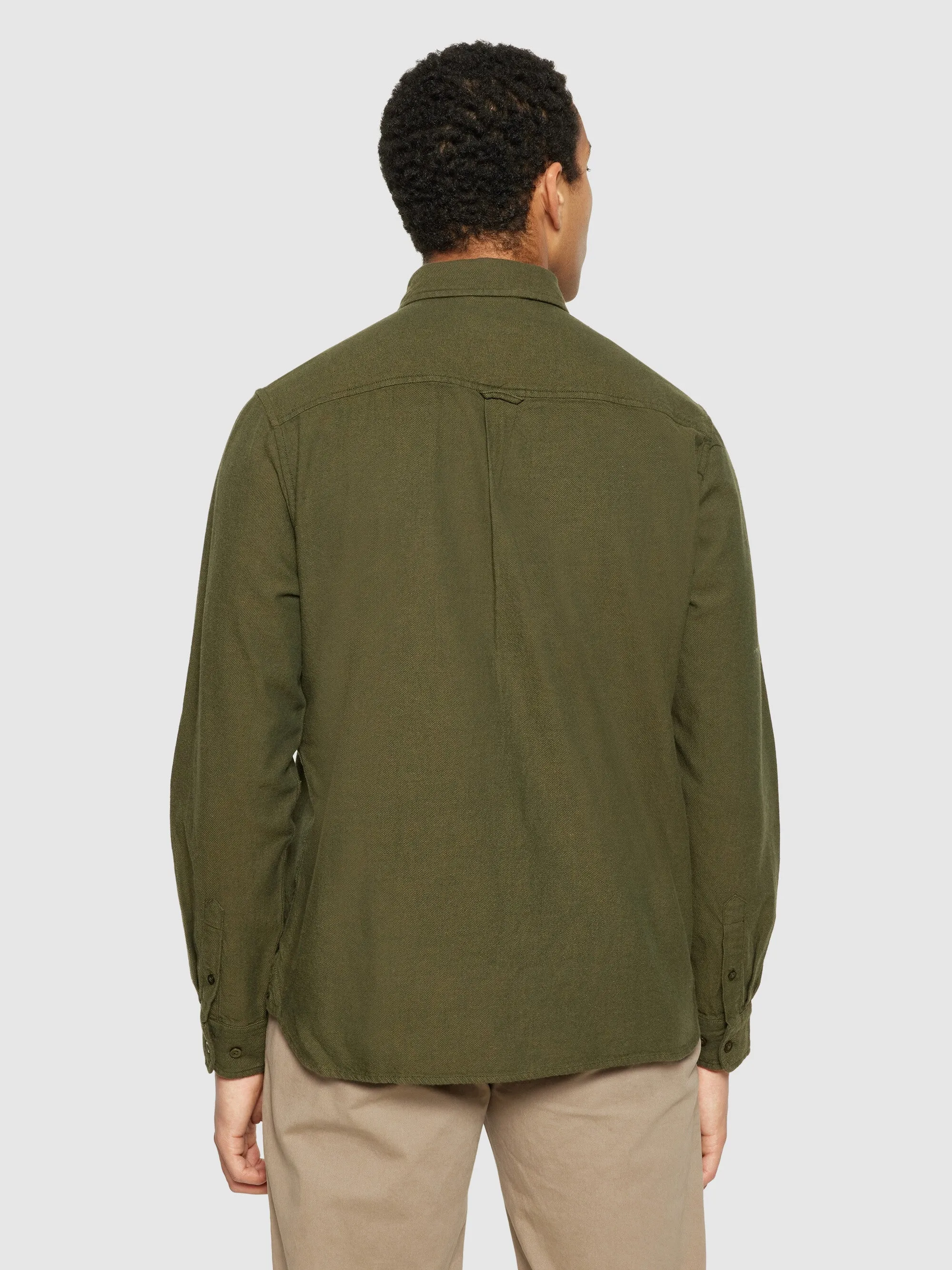 Organic Cotton Flannel Shirt GOTS - Forrest Night Knowledge Cotton