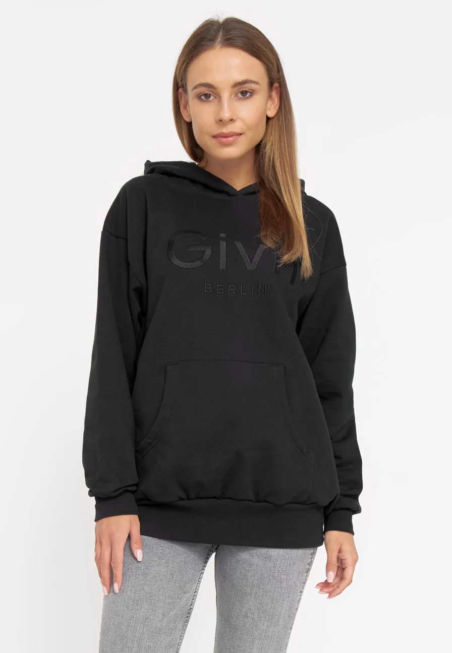 Organic Cotton Unisex Hoodie COLIN - Black Givn Berlin