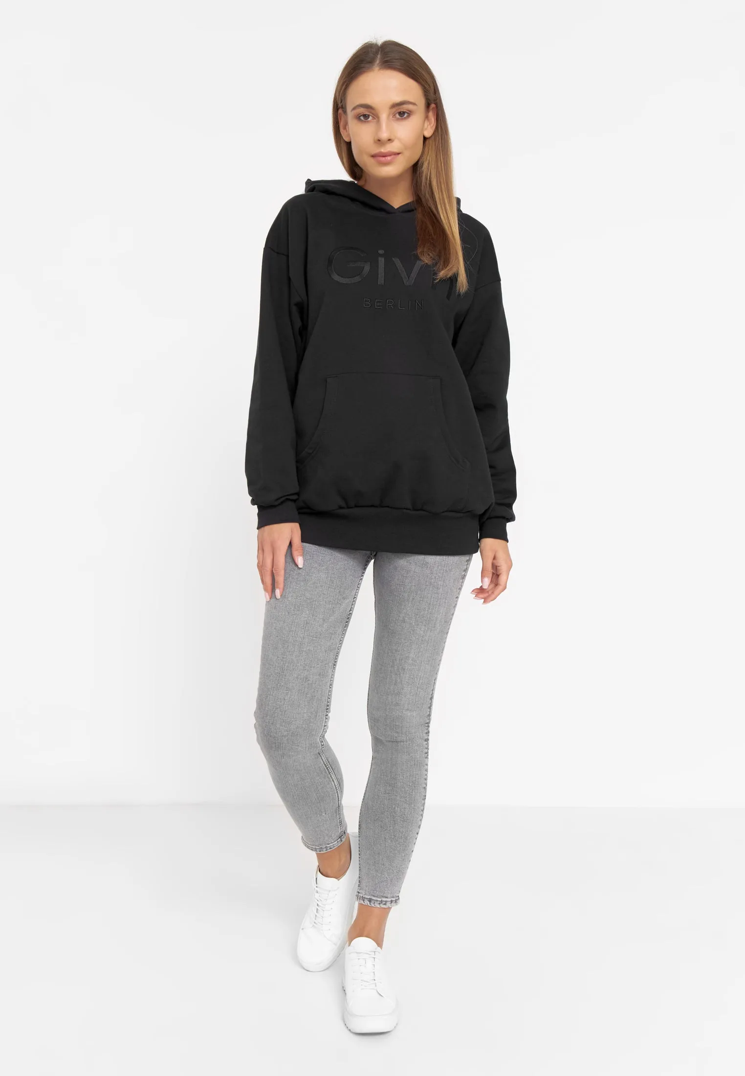 Organic Cotton Unisex Hoodie COLIN - Black Givn Berlin