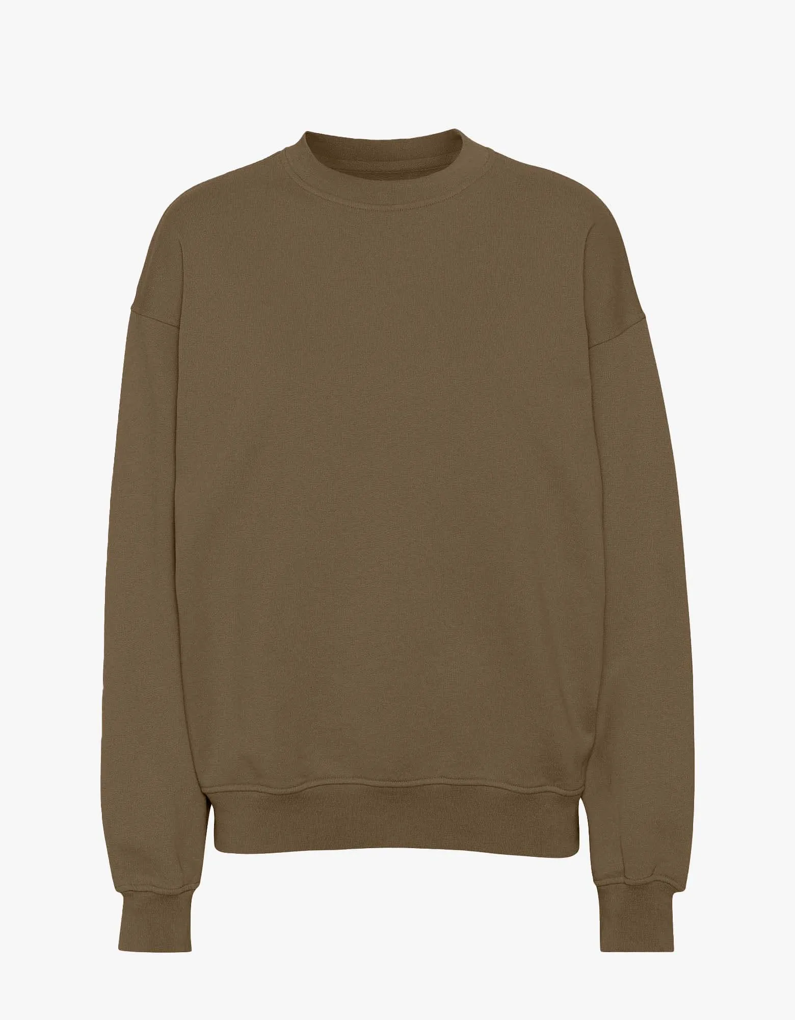 Organic Oversized Crew - Cedar Brown