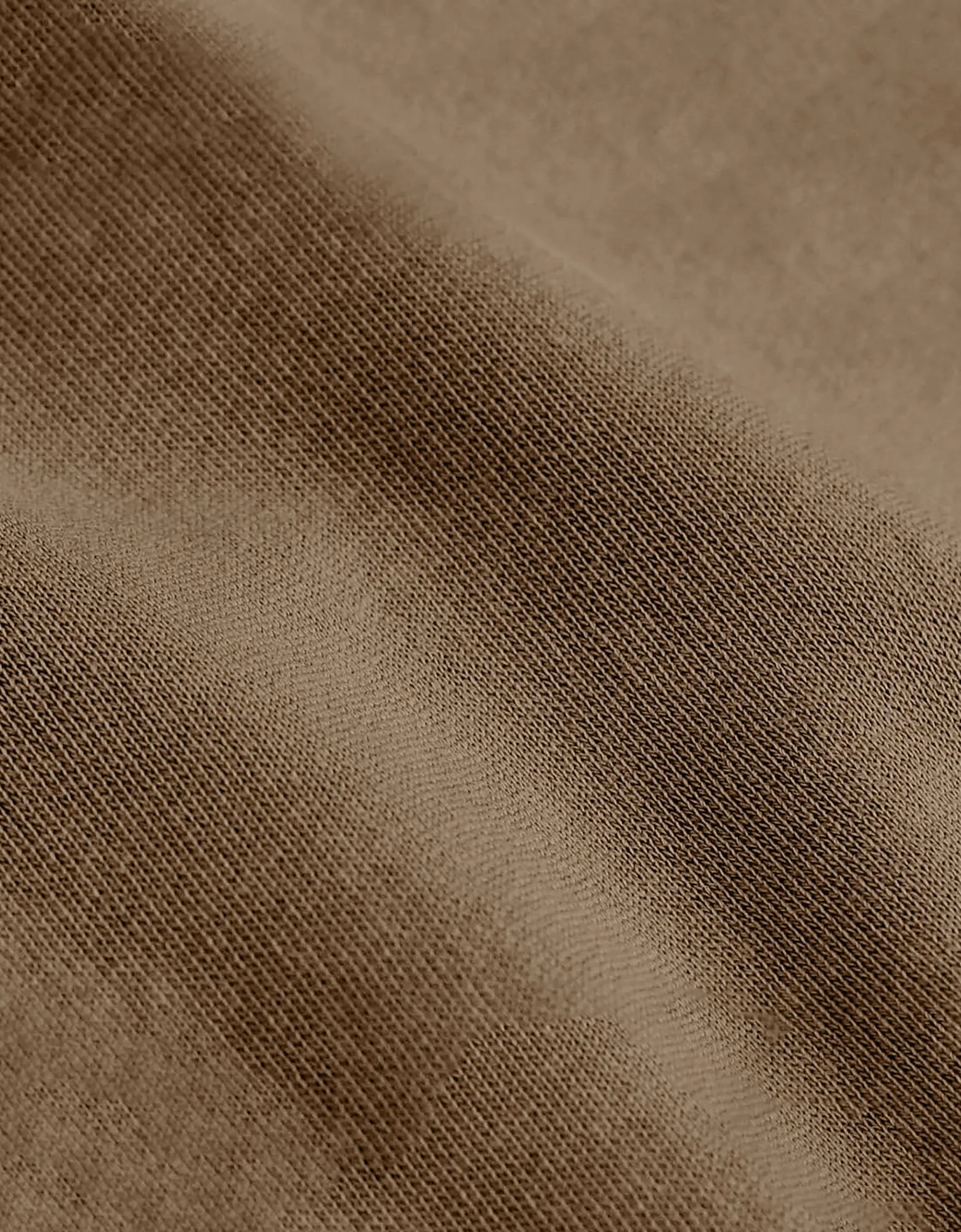 Organic Oversized Crew - Cedar Brown