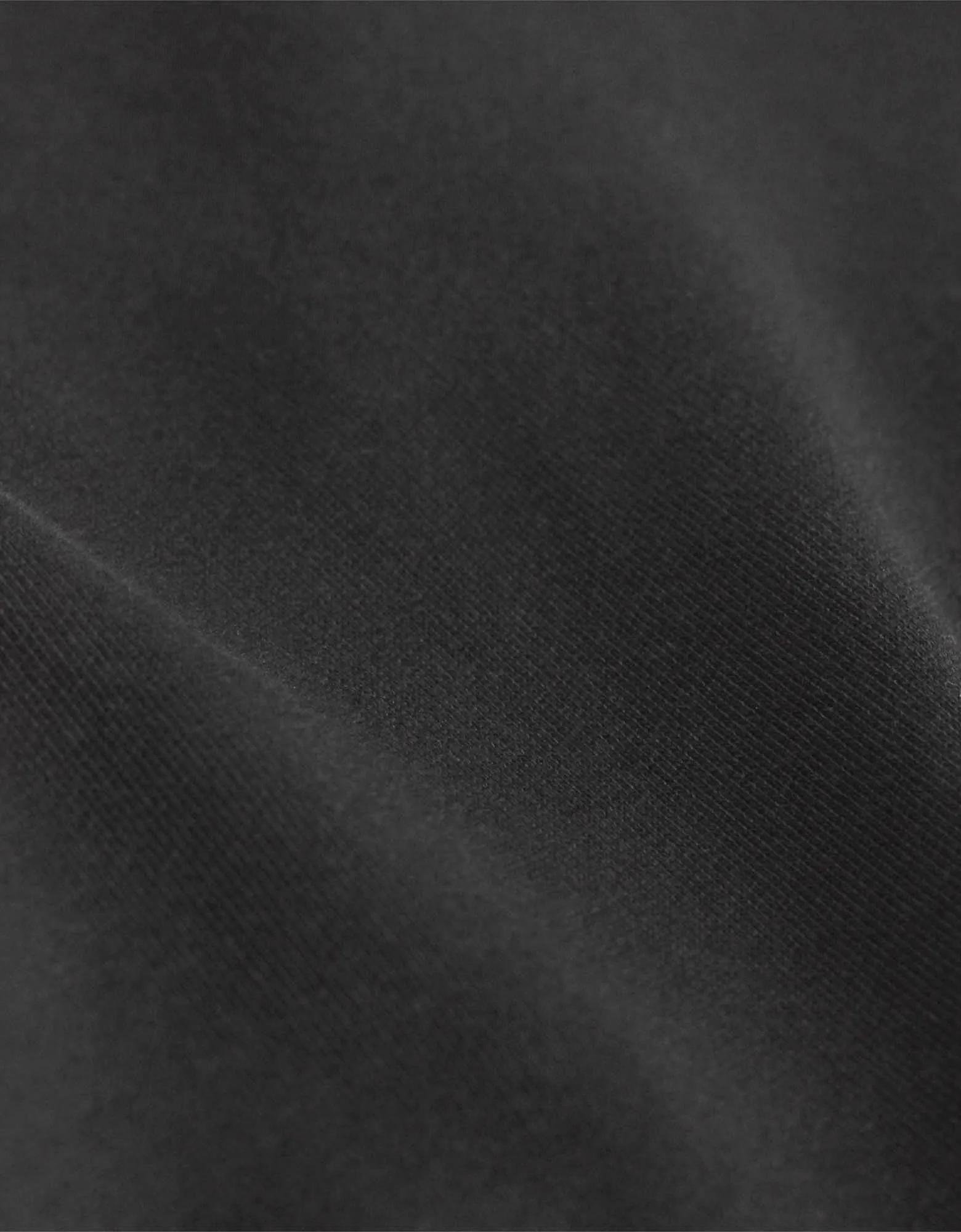 Organic Oversized Crew - Faded Black