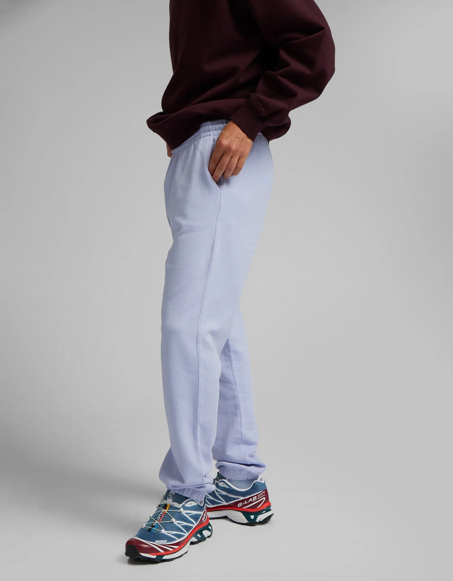 Organic Oversized Crew - Oyster Grey