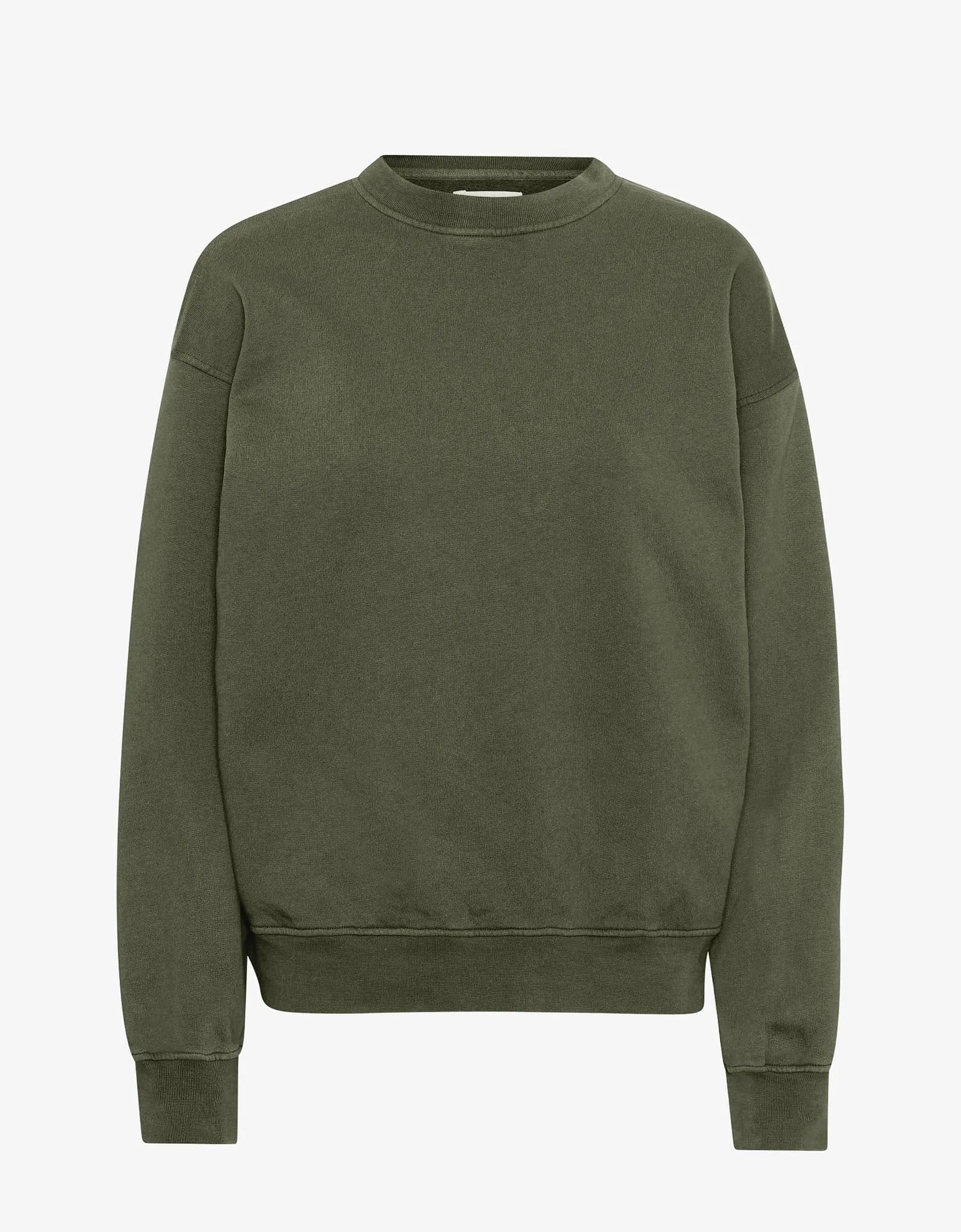 Organic Oversized Crew - Seaweed Green