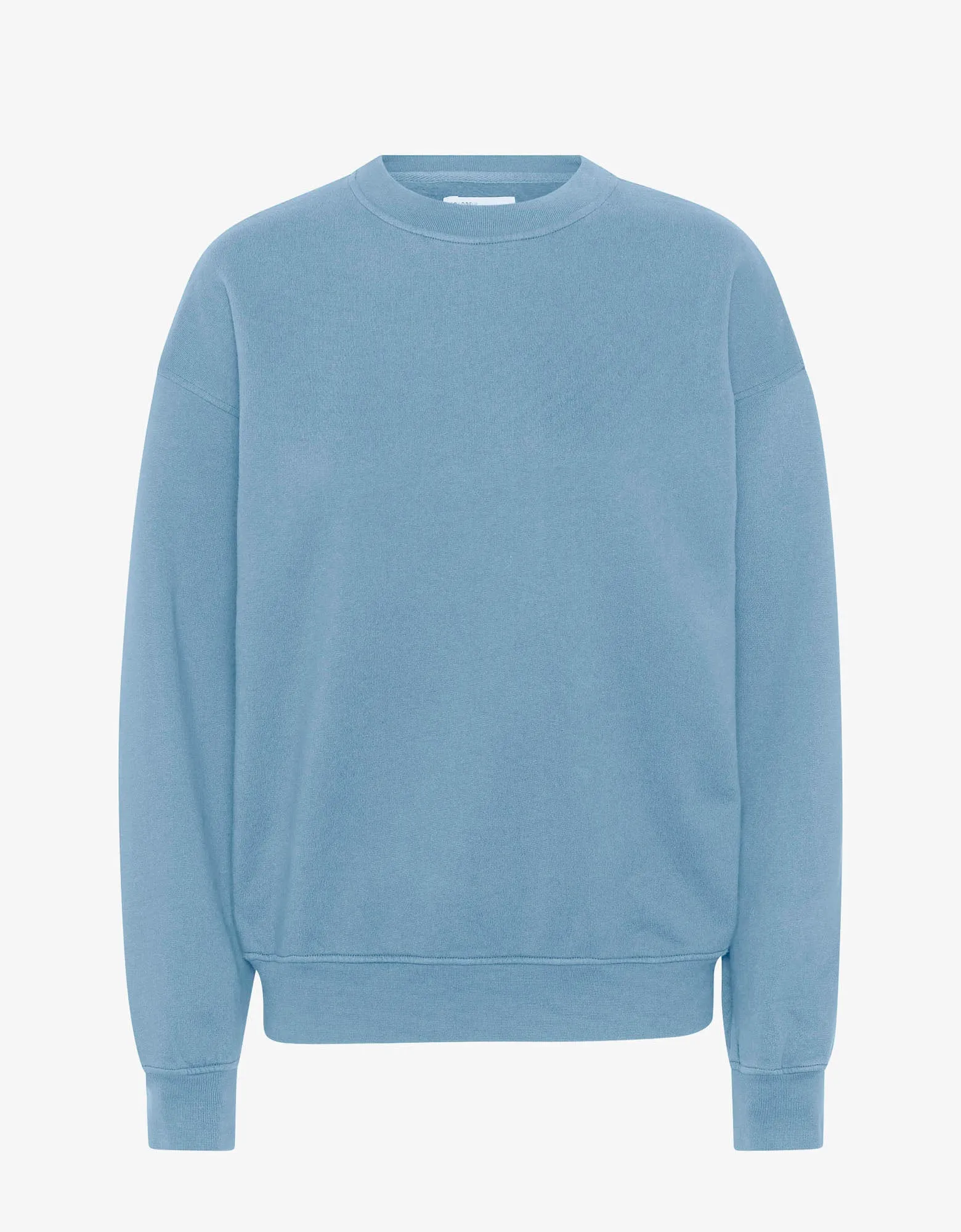 Organic Oversized Crew - Stone Blue