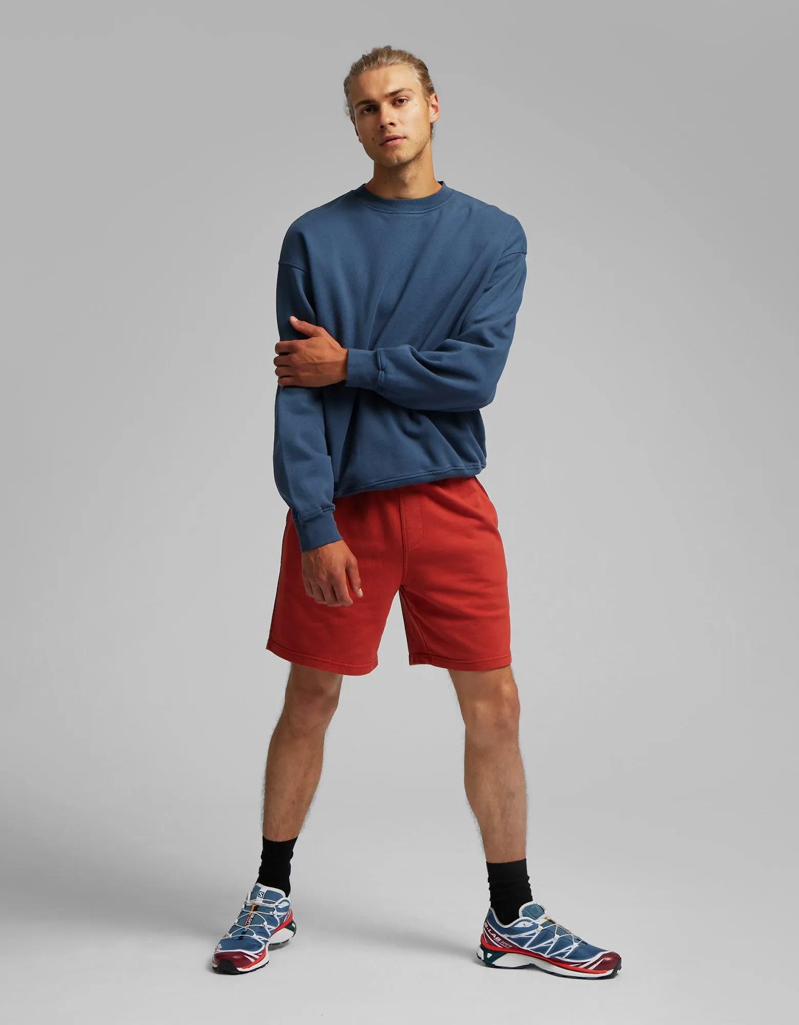 Organic Oversized Crew - Warm Taupe
