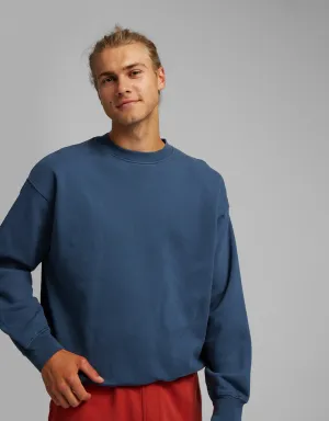 Organic Oversized Crew - Warm Taupe