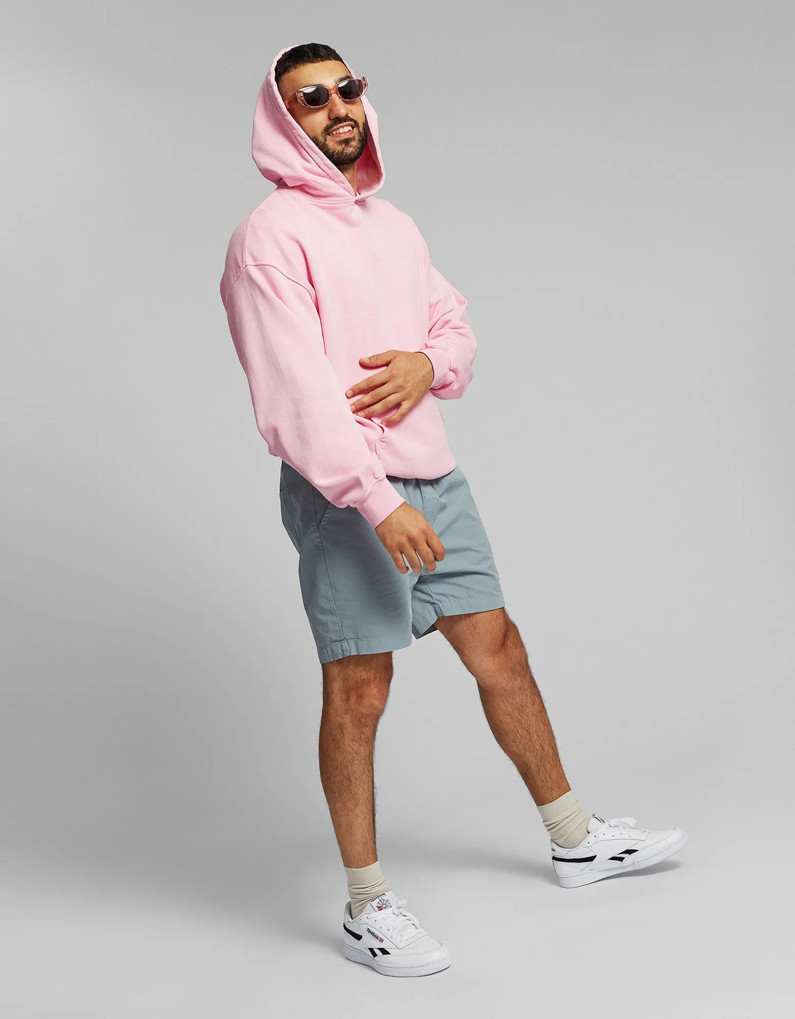 Organic Oversized Hood - Cloudy Grey