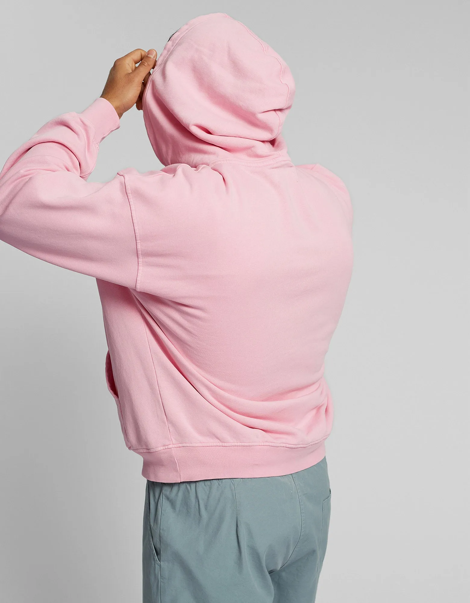 Organic Oversized Hood - Cloudy Grey
