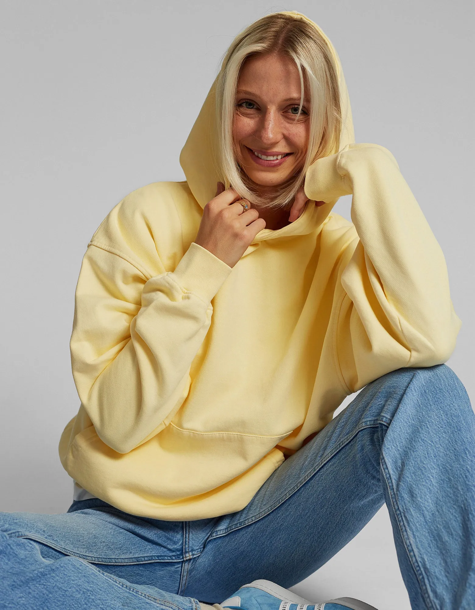 Organic Oversized Hood - Dark Amber